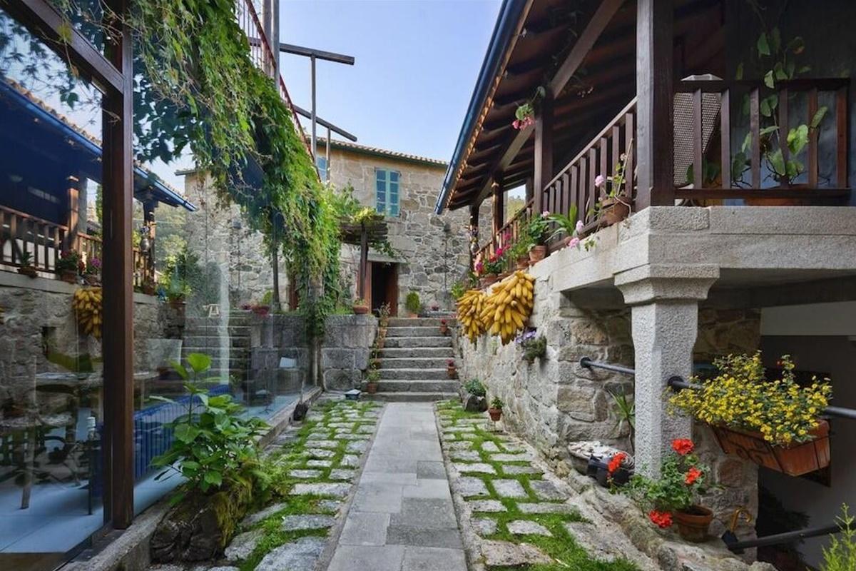 Gasthaus Aldea Bordons Sanxenxo Exterior foto